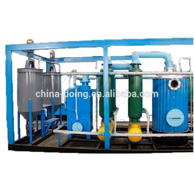 Professional tyre crude oil distillation unit for turning tyre crude or waste oil to diesel plant